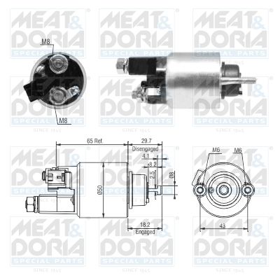 Solenoid Switch, starter 46298