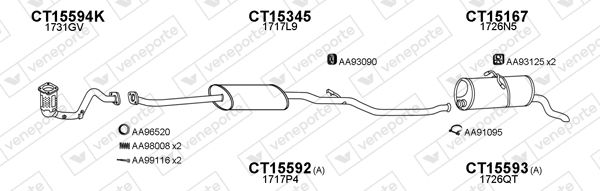 FORD TRANSIT 95 80-120 DIESEL 94-96  .