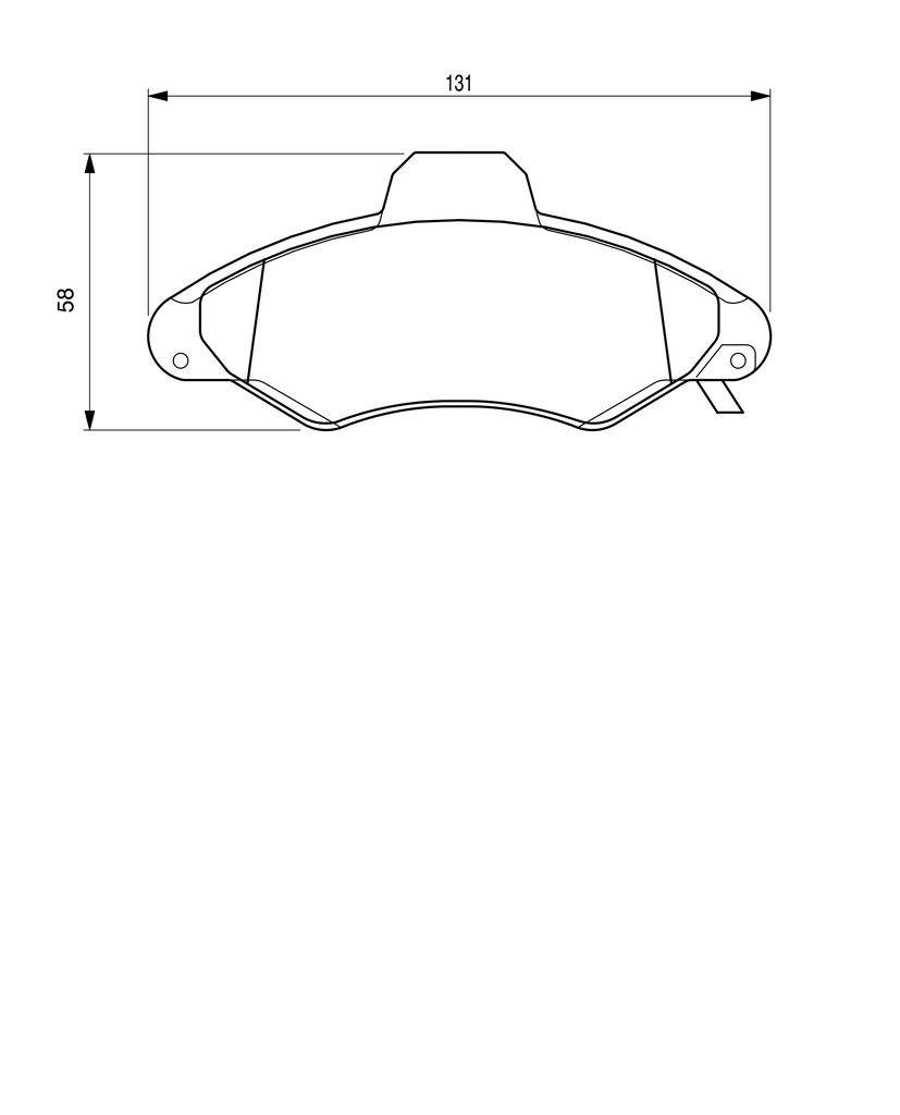 Bremsbelagsatz, Scheibenbremse Bremsbelagsatz, Scheibenbremse