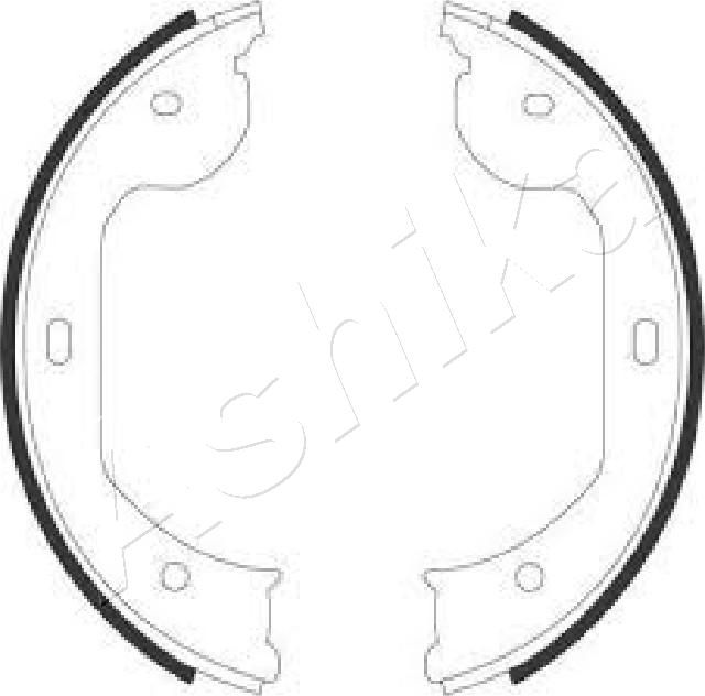 ASHIKA 55-00-0104 - Bremsbackensatz