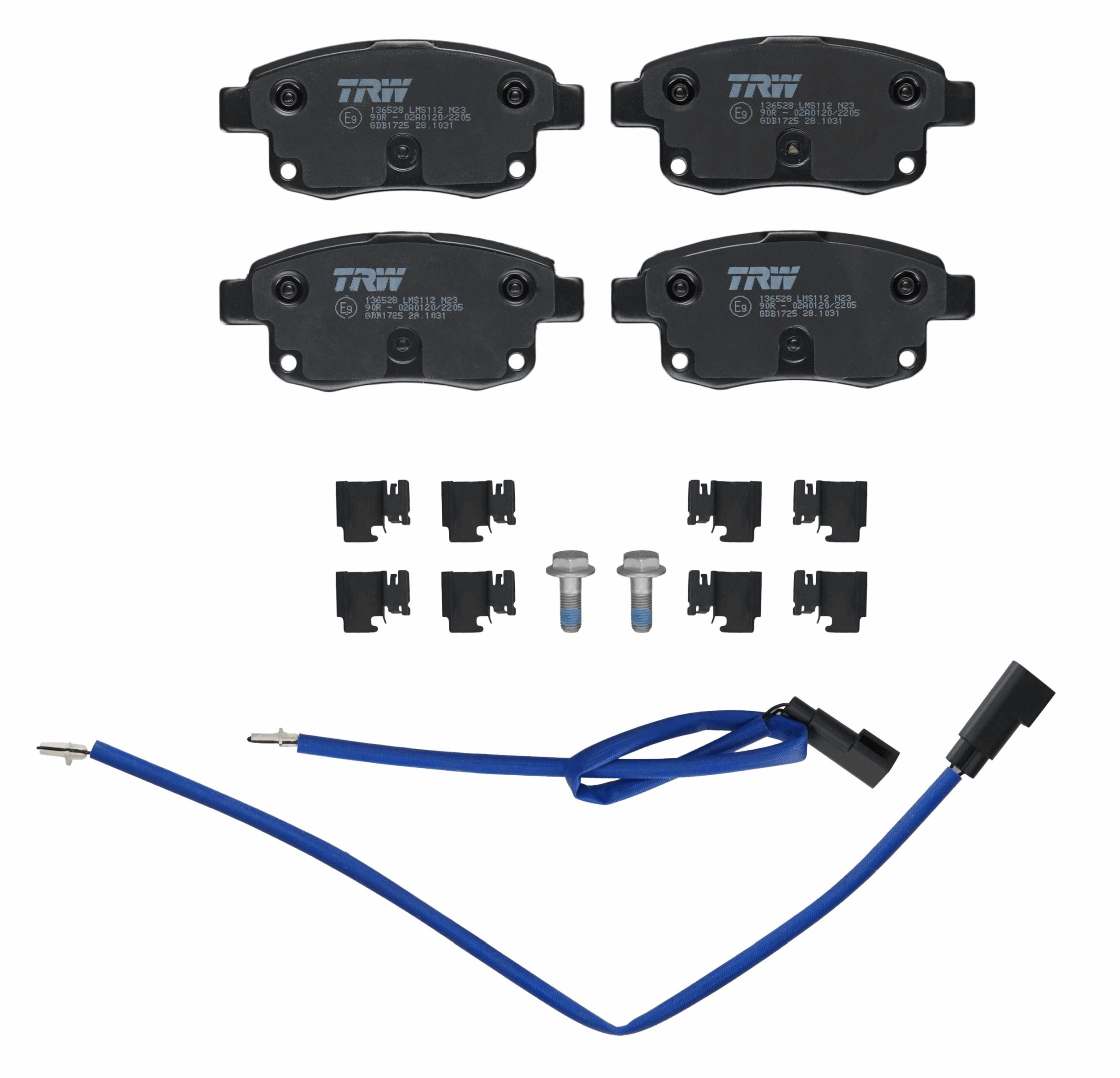 TRW DISC BRAKE PADS - TecDoc 2