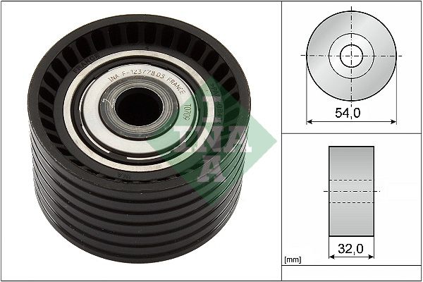 Deflection Pulley/Guide Pulley, timing belt 532 0774 10