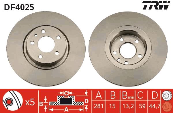 PAIRE DE DISQUES  9900