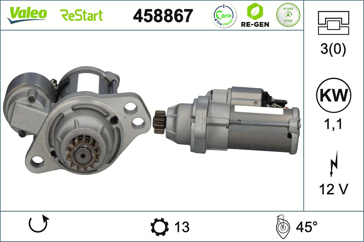 VALEO 458867 - Starter