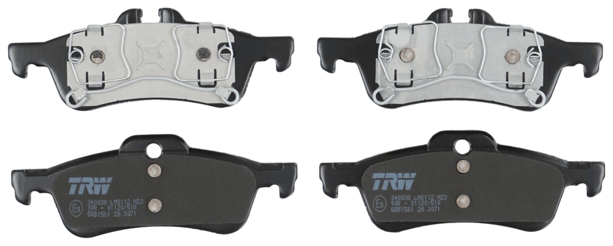TRW DISC BRAKE PADS - TecDoc 2
