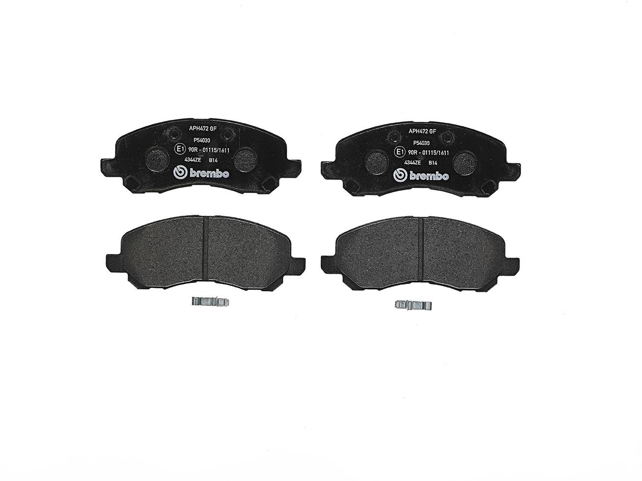 BREMBO P 54 030 - Bremsbelagsatz, Scheibenbremse PRIME LINE