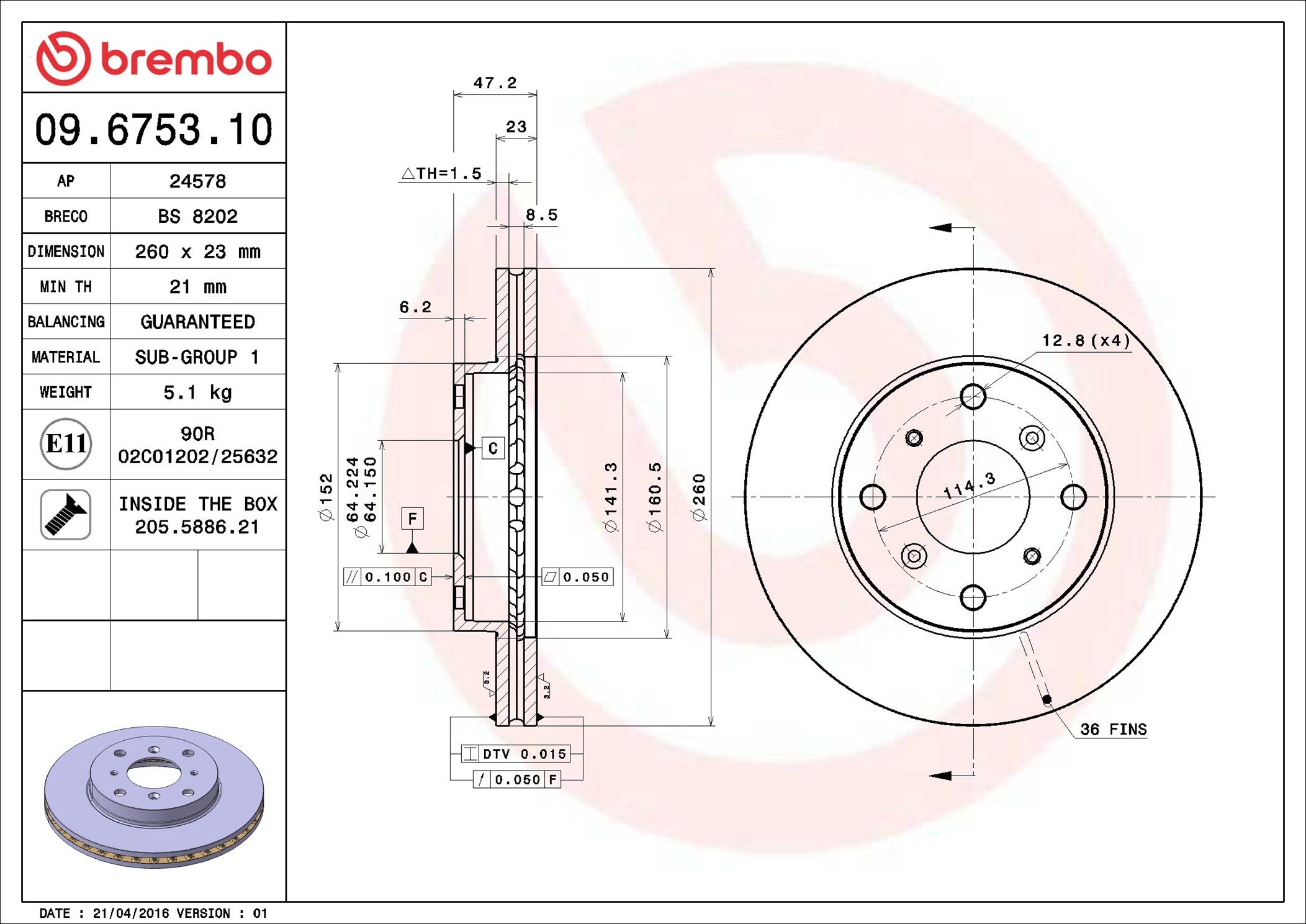 HONDA ACCORD CF 97-03 (FRT) - TecDoc 1