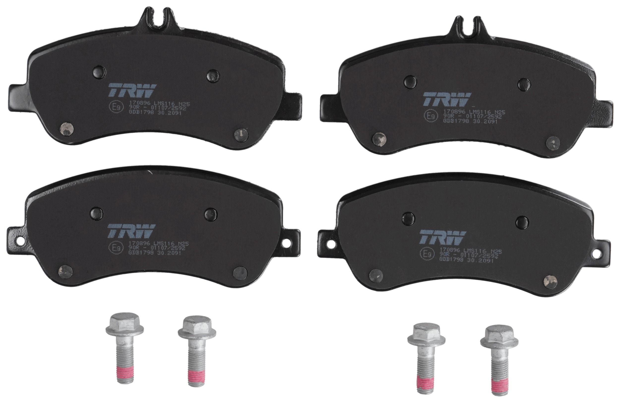 TRW GDB1798 - Bremsbelagsatz, Scheibenbremse