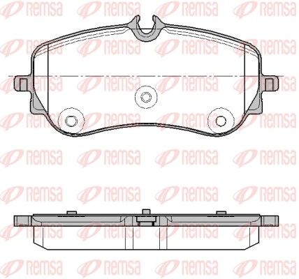 Brake Pad Set, disc brake 1848.00