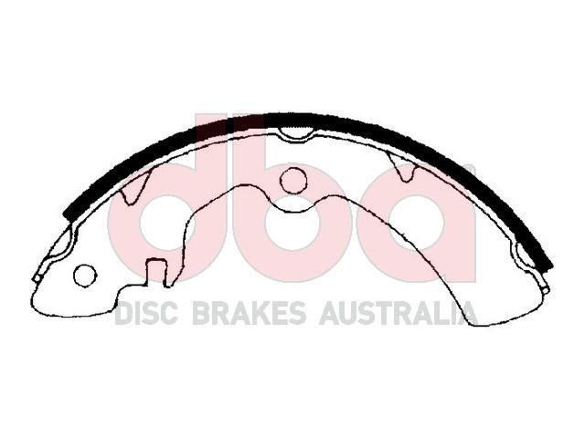 Street Series Brake Shoes [Holden / Suzuki 1981-90 220mm] - TecDoc Only