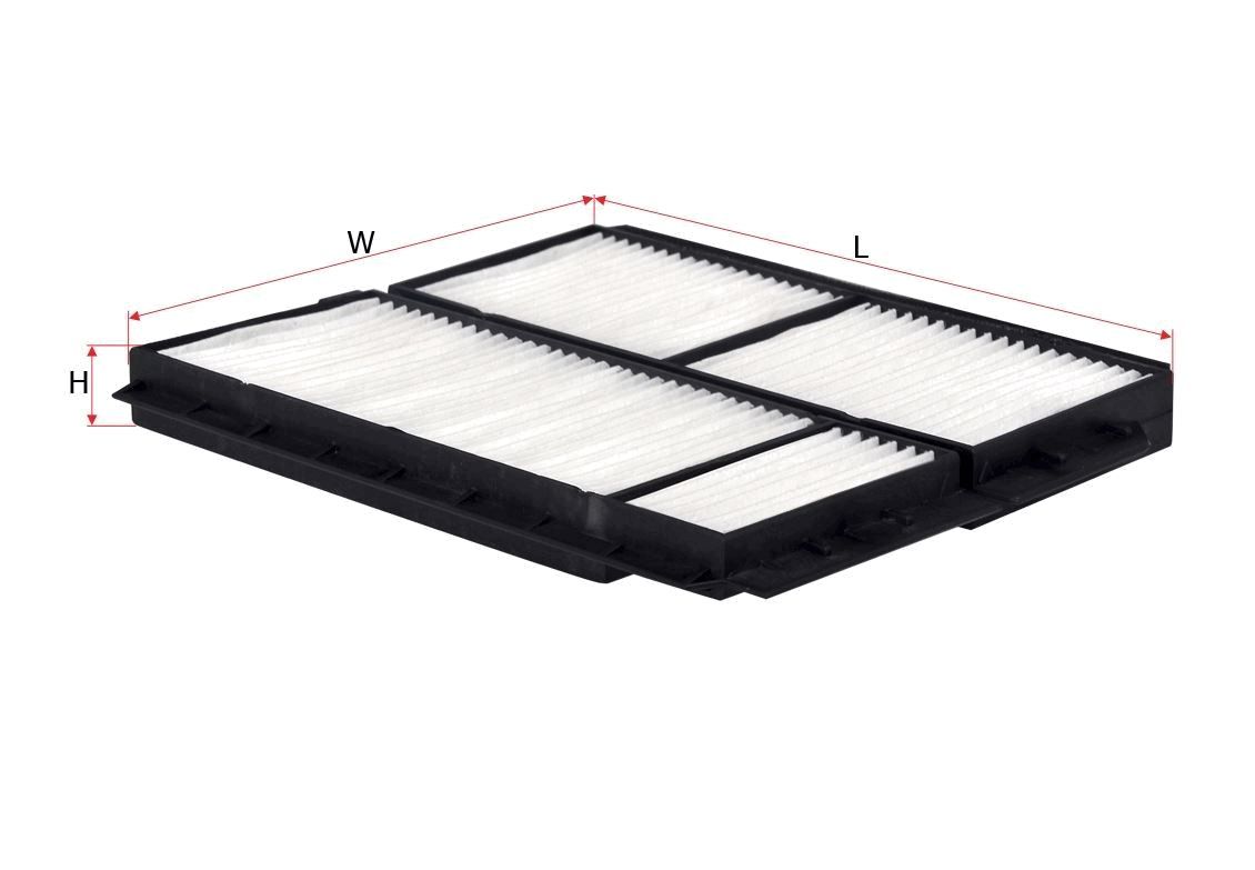 CABIN FILTER FITS RCA119P - TecDoc Only