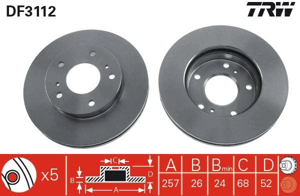 PAIRE DE DISQUES  9900