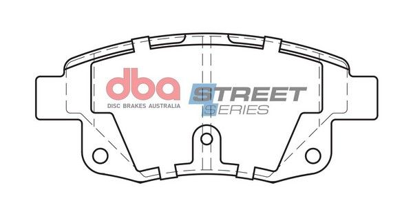 DBA SS STREET SERIES BRAKE PADS [ Ford Transit 2006-2014 R ] - TecDoc Only