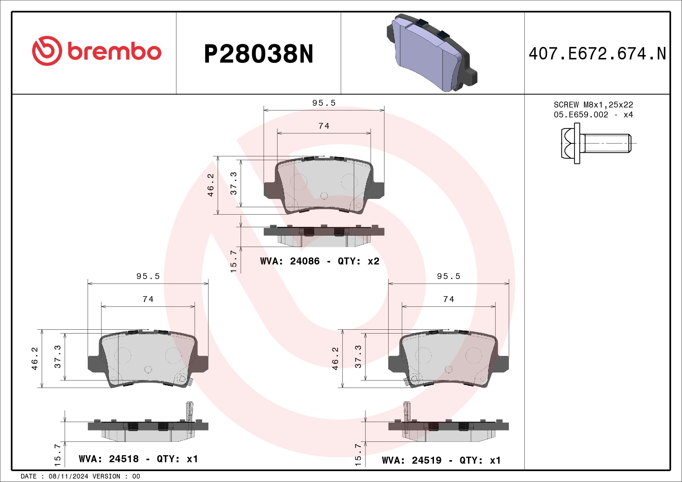 HONDA CIVIC FK 06-12 (RR) - TecDoc 1