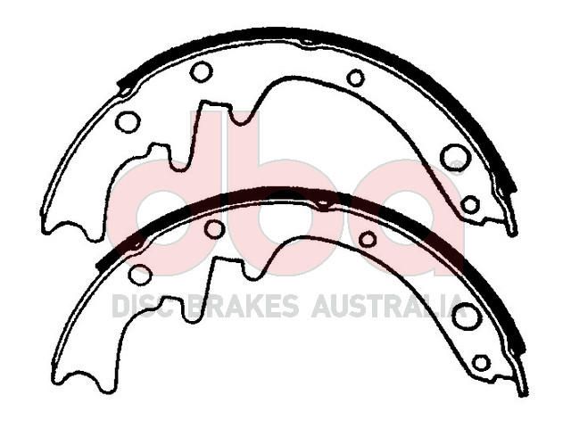 Street Series Brake Shoes [Ford Mustang 1968-73 254mm] - TecDoc Only