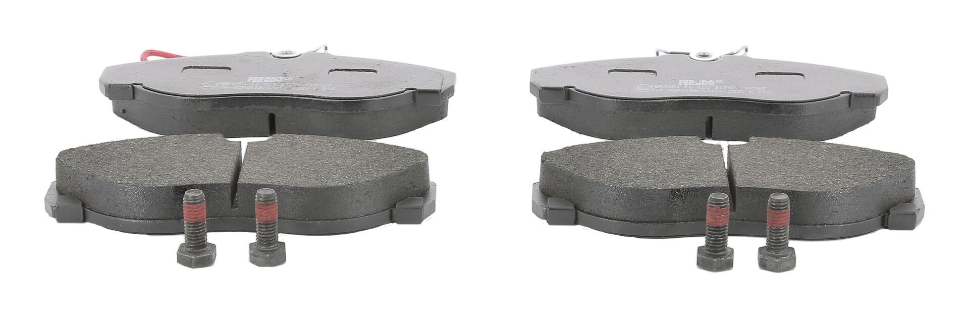 Bremsbelagsatz, Scheibenbremse