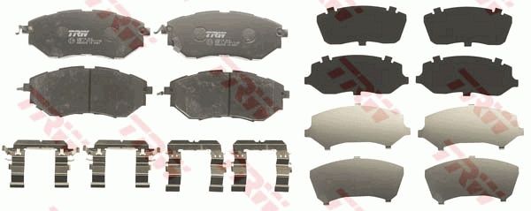 TRW DISC BRAKE PADS - TecDoc 2