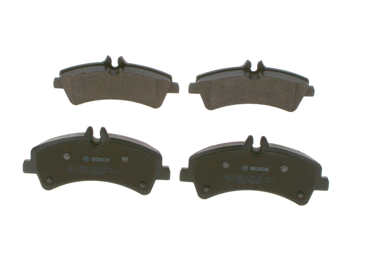 Brake Pad Set, disc brake 0 986 494 122