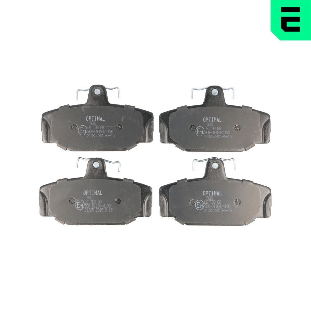 Bremsbelagsatz, Scheibenbremse