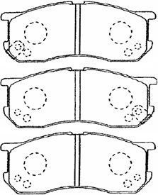 Juego de balatas de freno