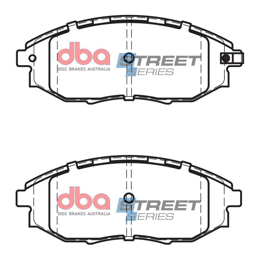 DBA SS STREET SERIES BRAKE PADS [ Chev/Daewoo/Holden & Suzuki 2004-2014 F ] - TecDoc Only