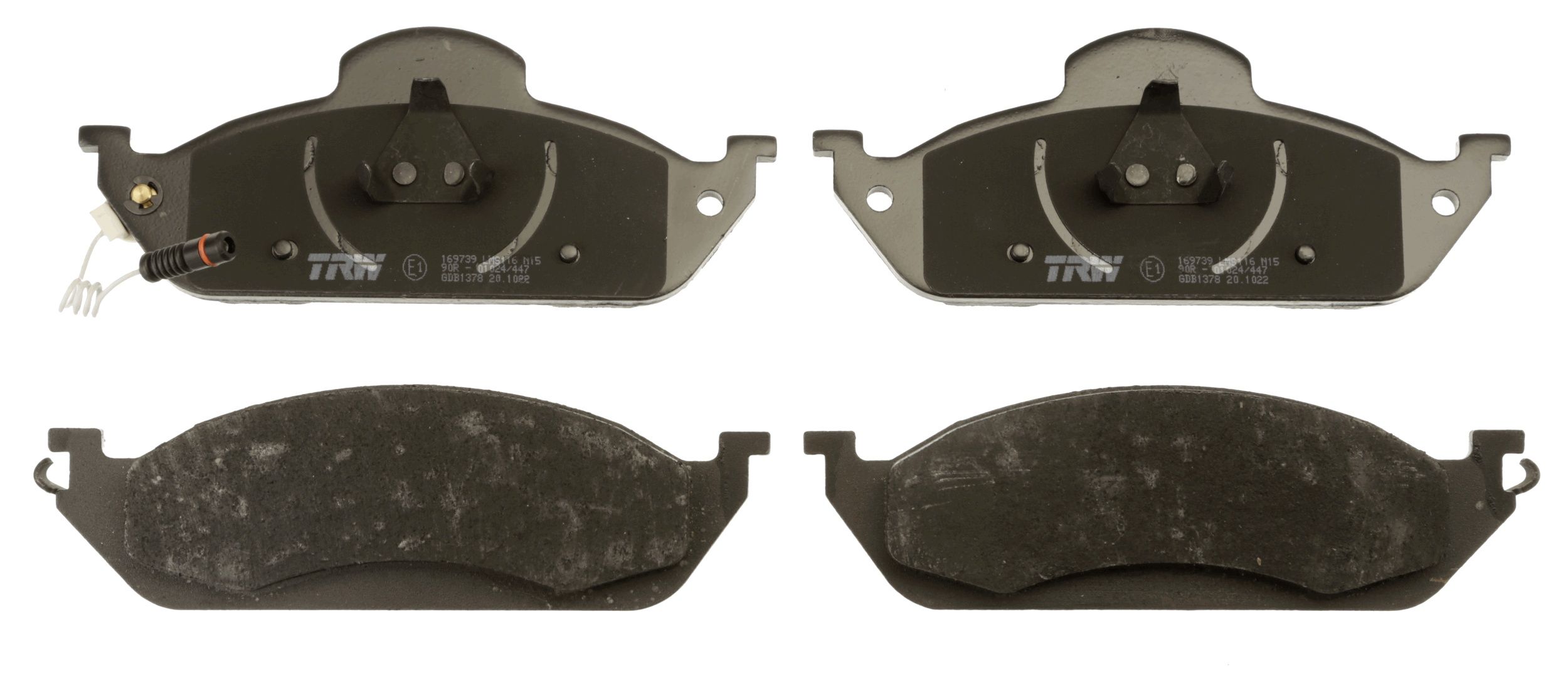 TRW DISC BRAKE PADS - TecDoc 2