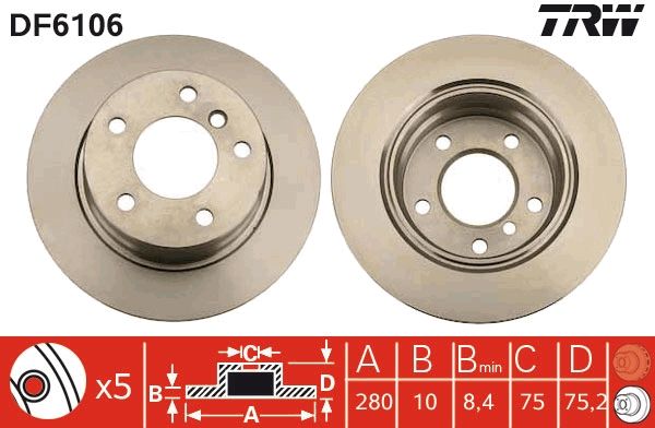 Brake Disc DF6106