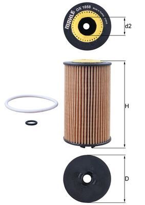 Oil Filter OX 1058D