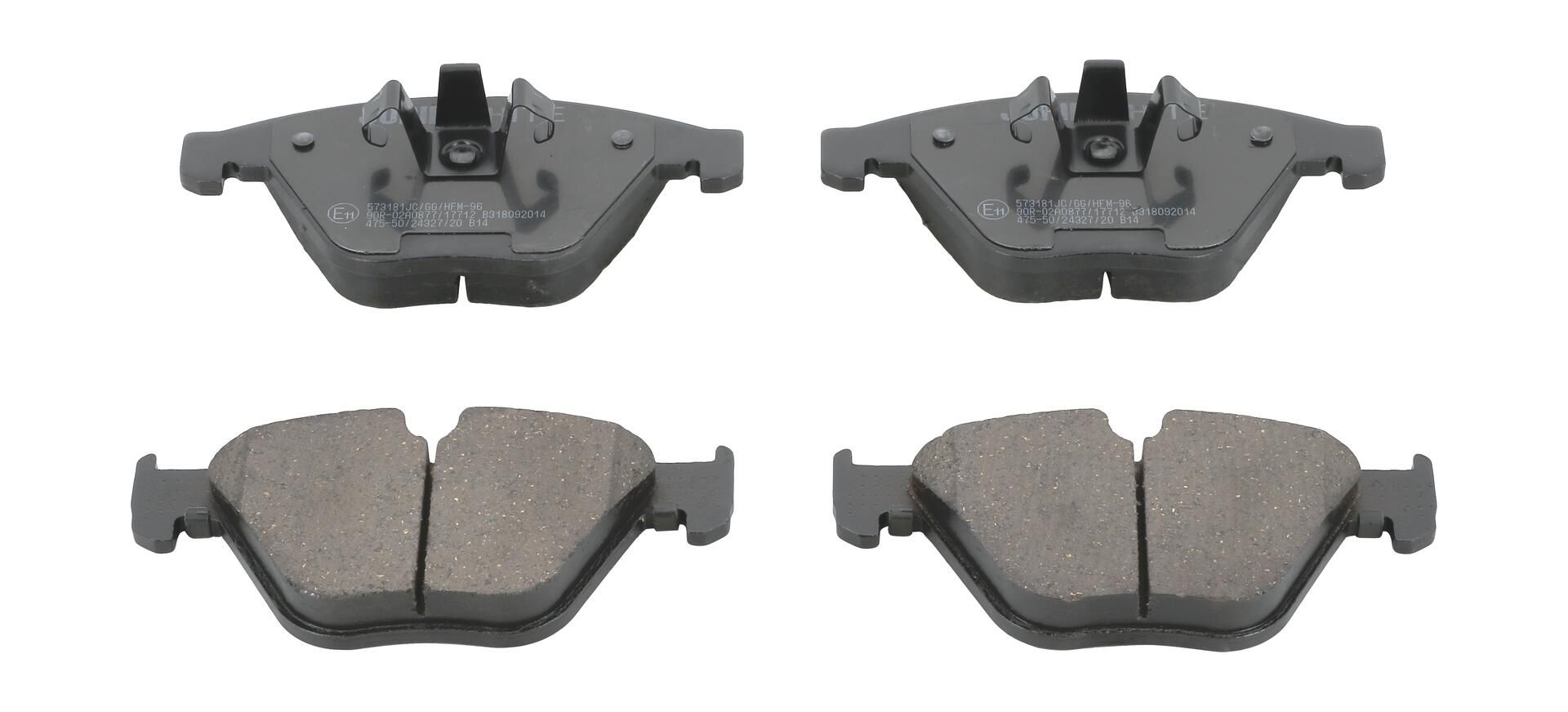 Bremsbelagsatz, Scheibenbremse