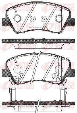 Premium Front Brake Pad Set Premium Front Brake Pad Set