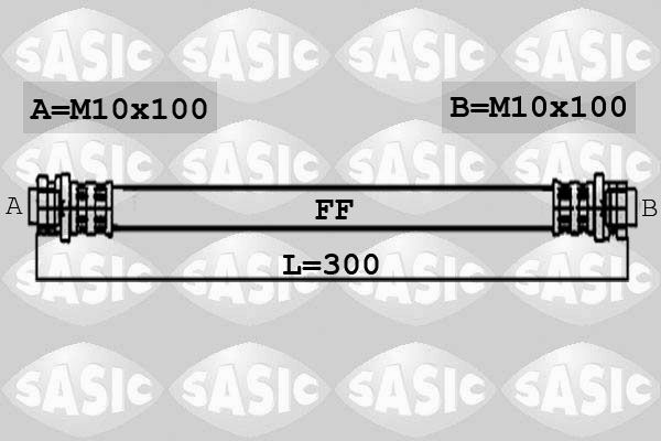 6606127 SASIC fékcső