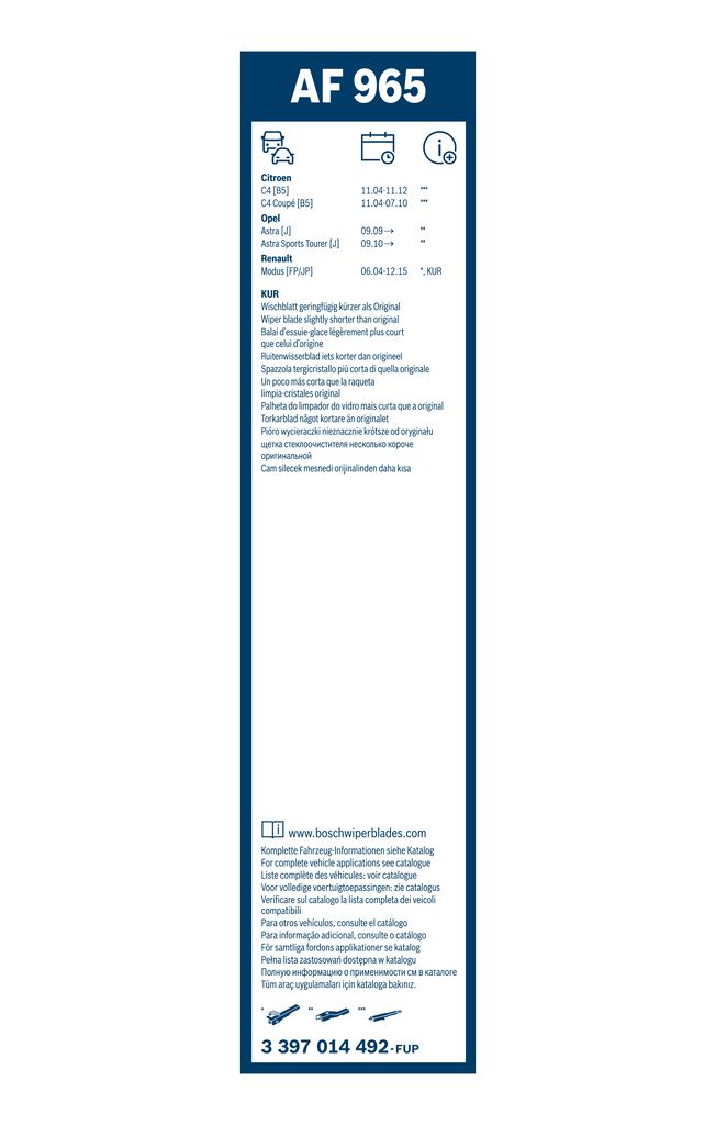 Wischblatt Wischblatt