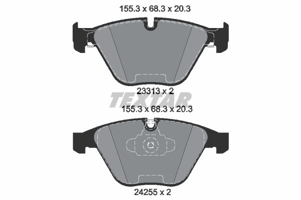 Brake Pad Set, disc brake 2331301