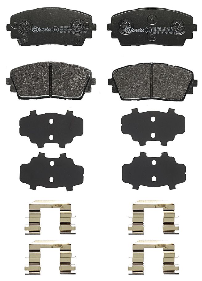 Brembo P 30 115 Bremsbelagsatz, Scheibenbremse