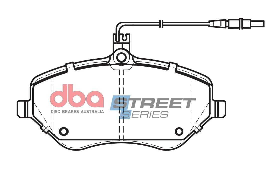 DBA SS STREET SERIES BRAKE PADS [ Citreon C5/Peugeot 407/607 F ] - TecDoc Only