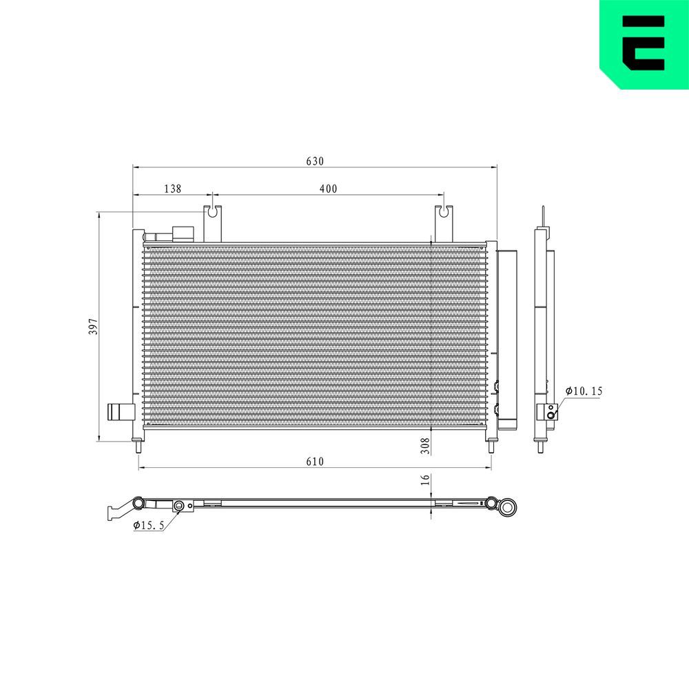 Kondensator, Klimaanlage