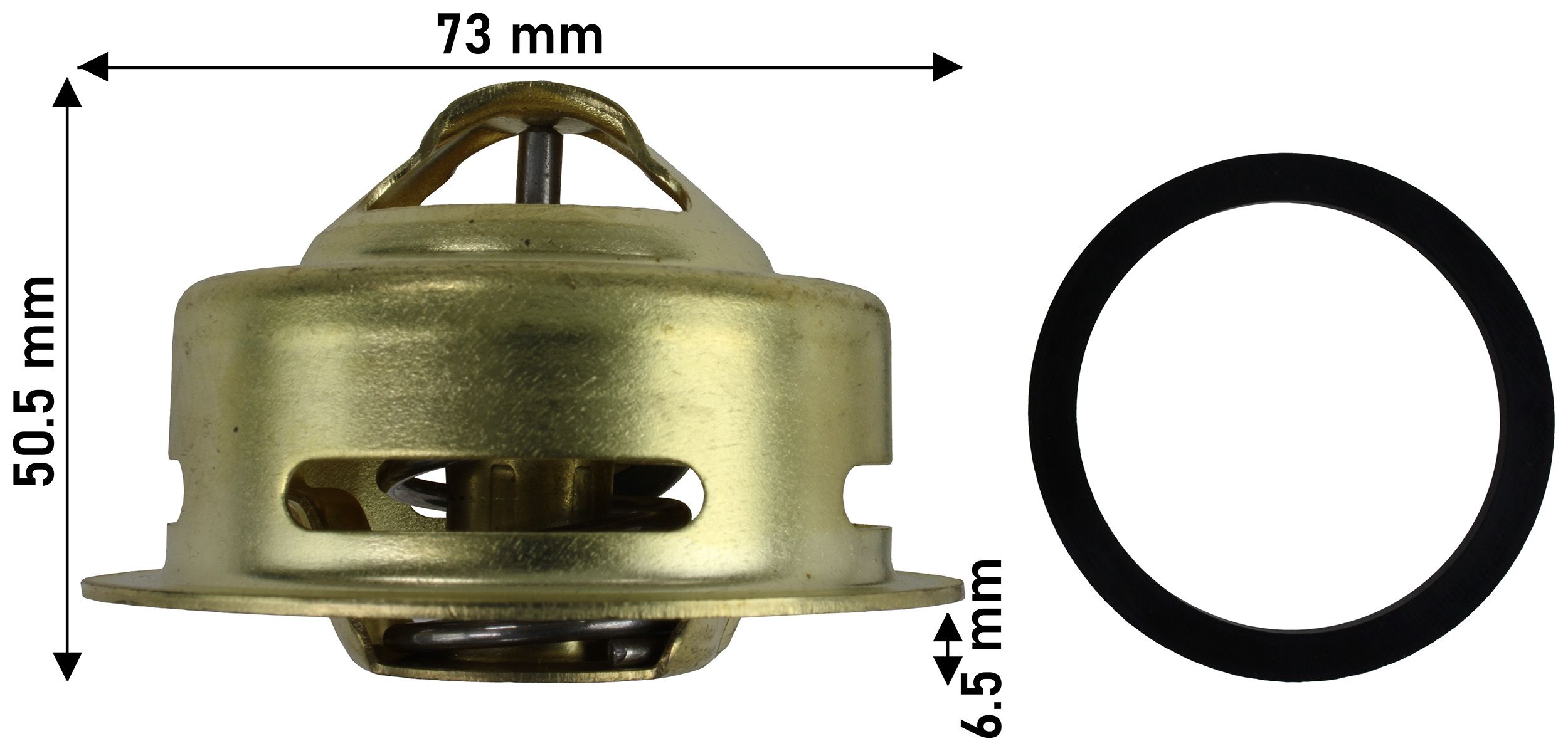 THERMOSTAT 73MM DIA 82C TOYOTA INCLUDING SEAL - TecDoc Only