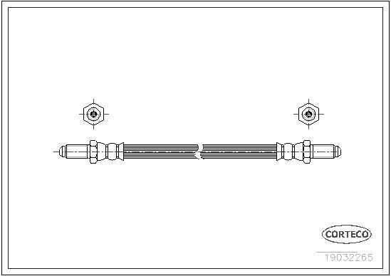 FLEXIBLE DE FREIN LAND ROVER 90-  0705