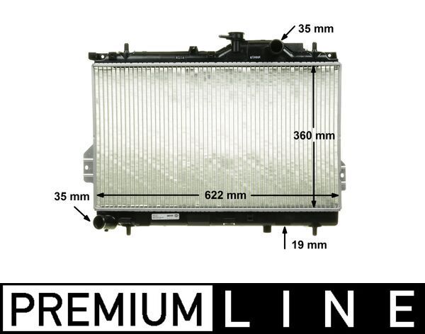 Radiador, refrigeración del motor