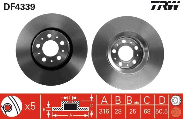 Brake Disc DF4339