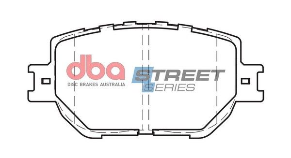 DBA SS STREET SERIES BRAKE PADS [ Lexus IS/Toyota Mark X 2009 - On F ] - TecDoc Only
