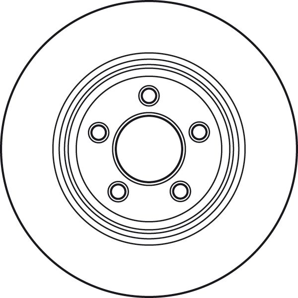 TRW BRAKE DISC - TecDoc 2
