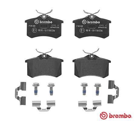 Bremsbelagsatz, Scheibenbremse