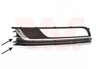VAN WEZEL 5740595 - L&uuml;ftungsgitter, Sto&szlig;f&auml;nger ** Equipart **