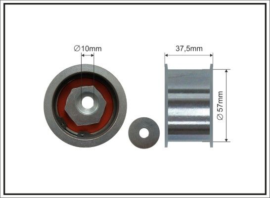 Deflection Pulley/Guide Pulley, timing belt 344-99