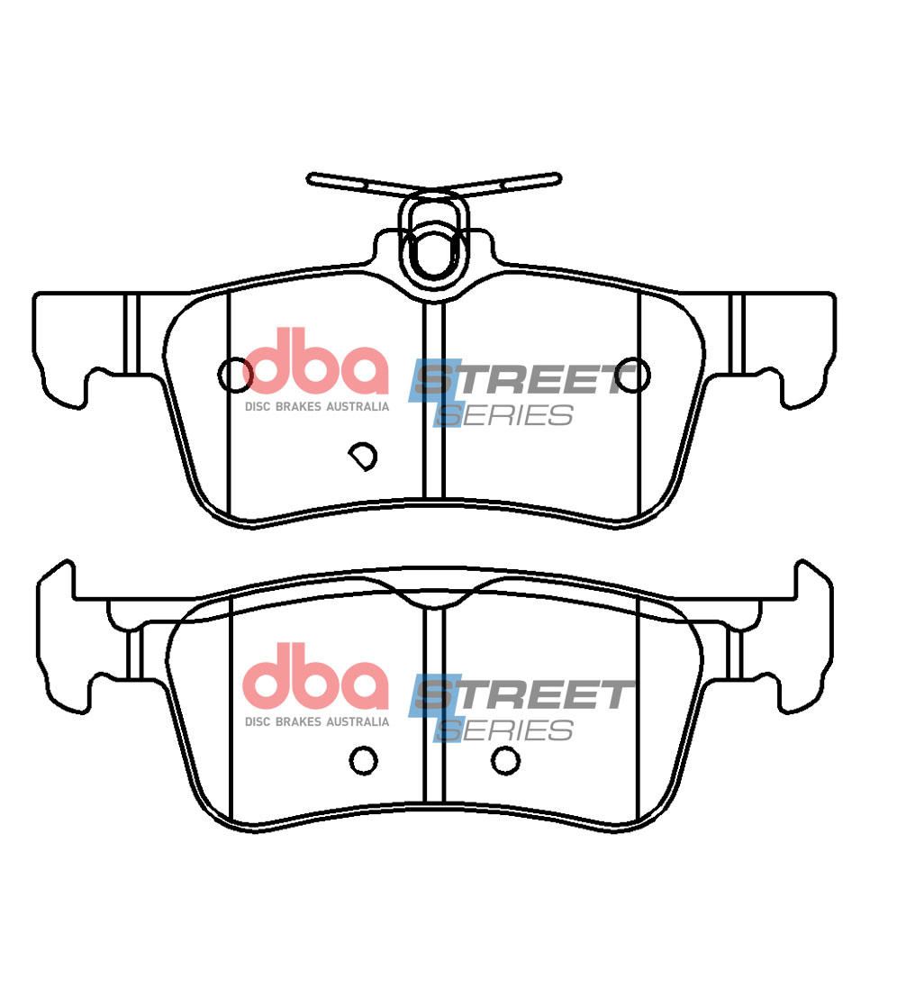 DBA SS STREET SERIES BRAKE PADS [  PEUGEOT 308 -> R ] - TecDoc Only