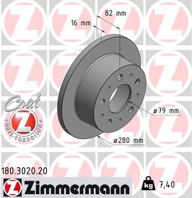 Brake Disc 180.3020.20