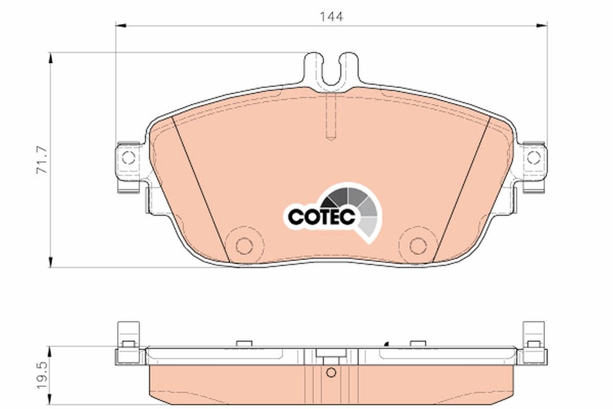 Brake Pad Set, disc brake GDB1932