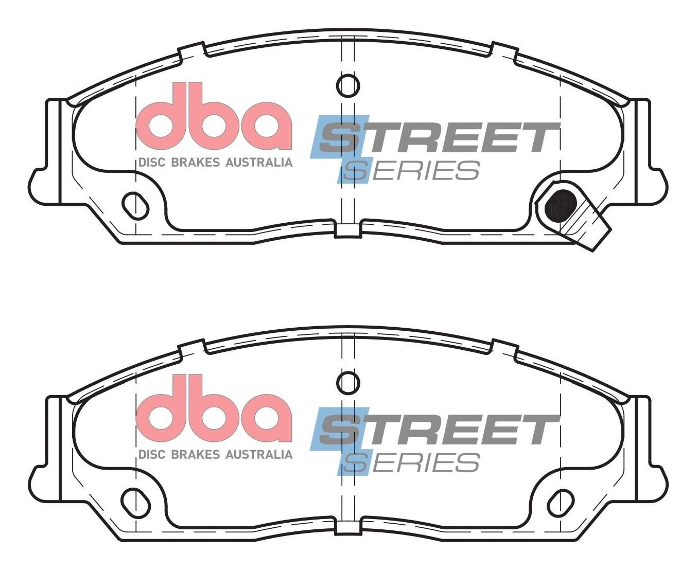 DBA SS STREET SERIES BRAKE PADS [ Toyota Avalon & Camry 2002-2011 F ] - TecDoc Only