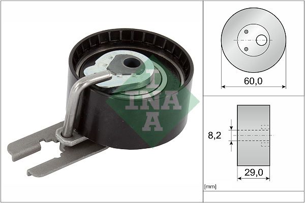 Tensioner Pulley, timing belt 531 0555 10